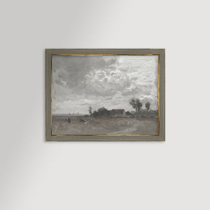 Bavarian Landscape Archival Reproduction Art Print
