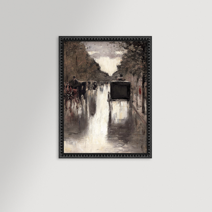 Berlin Street Archival Reproduction Art Print