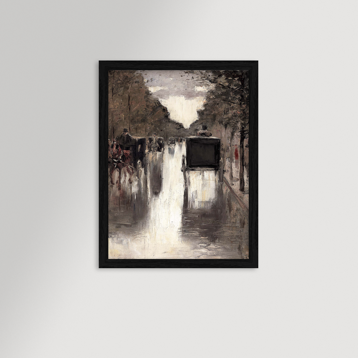 Berlin Street Archival Reproduction Art Print