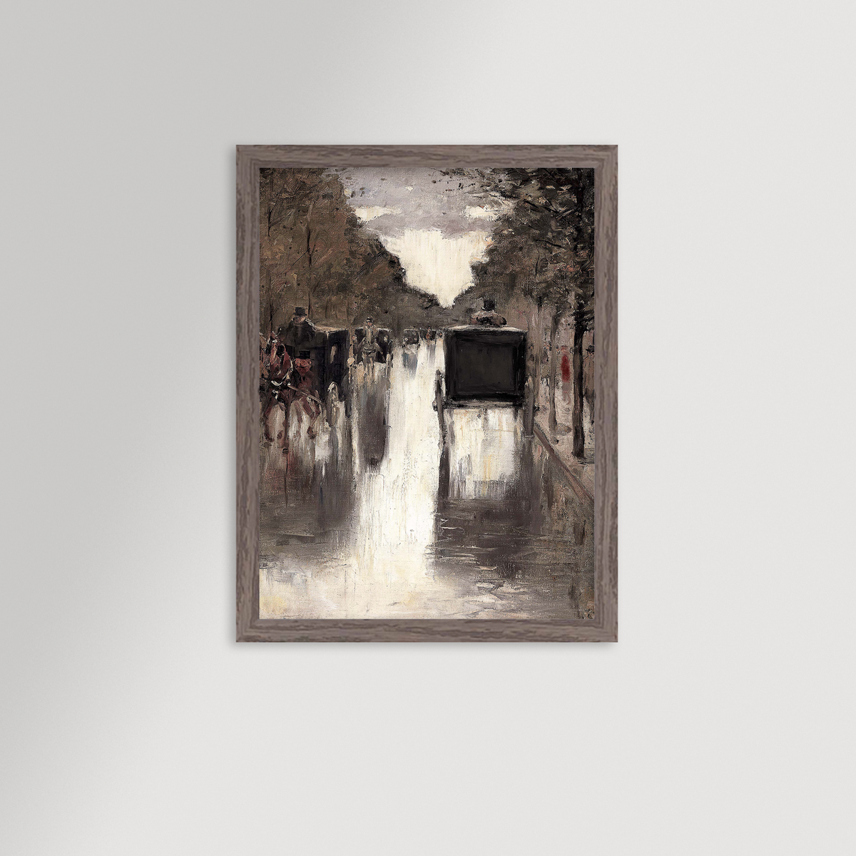 Berlin Street Archival Reproduction Art Print