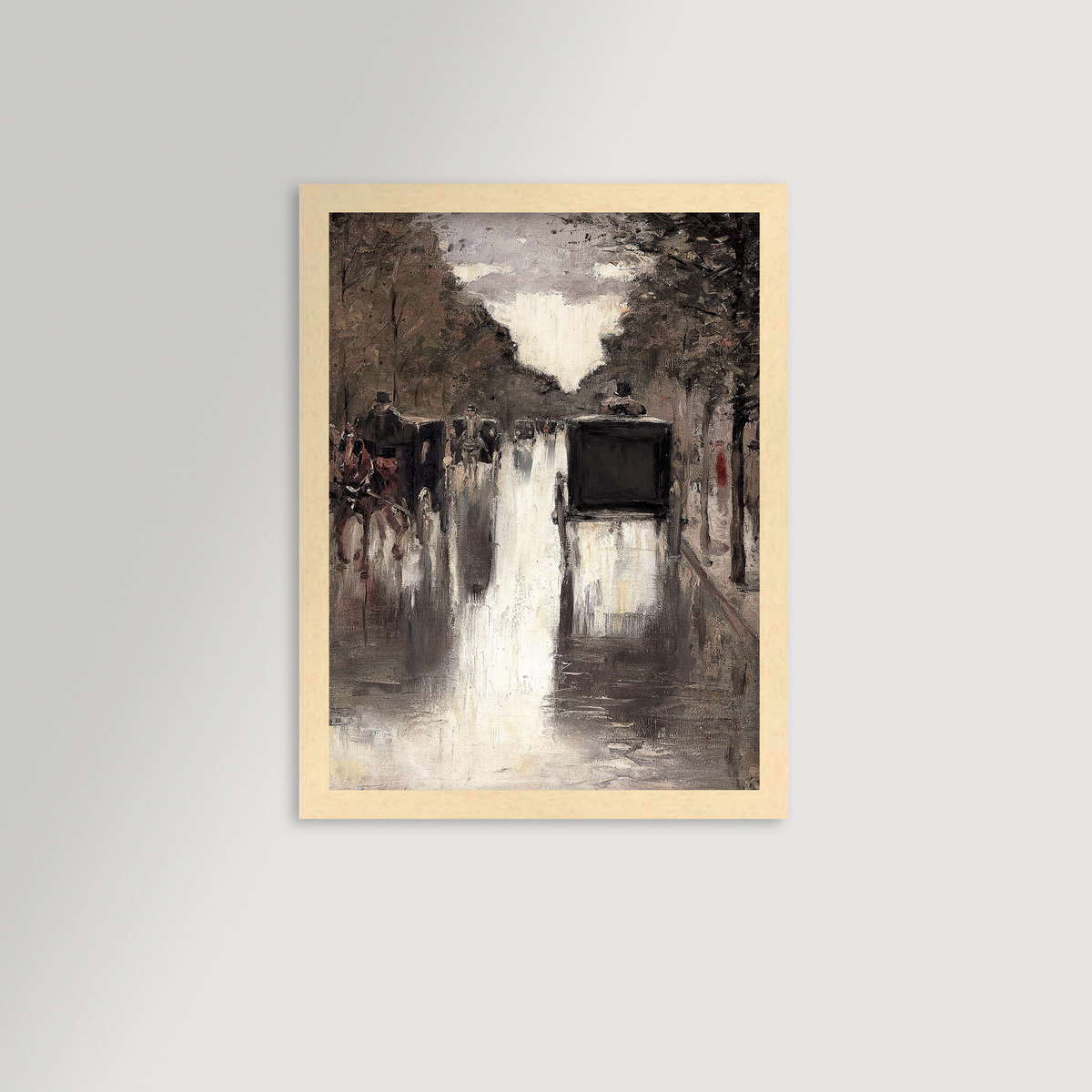 Berlin Street Archival Reproduction Art Print