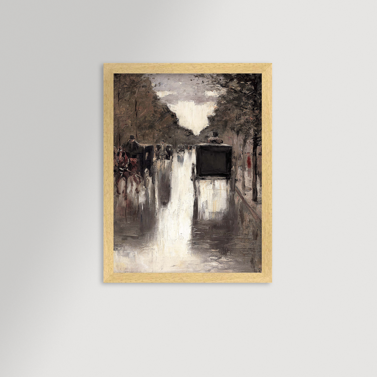 Berlin Street Archival Reproduction Art Print