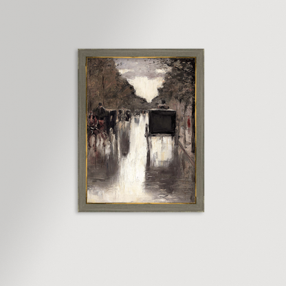Berlin Street Archival Reproduction Art Print