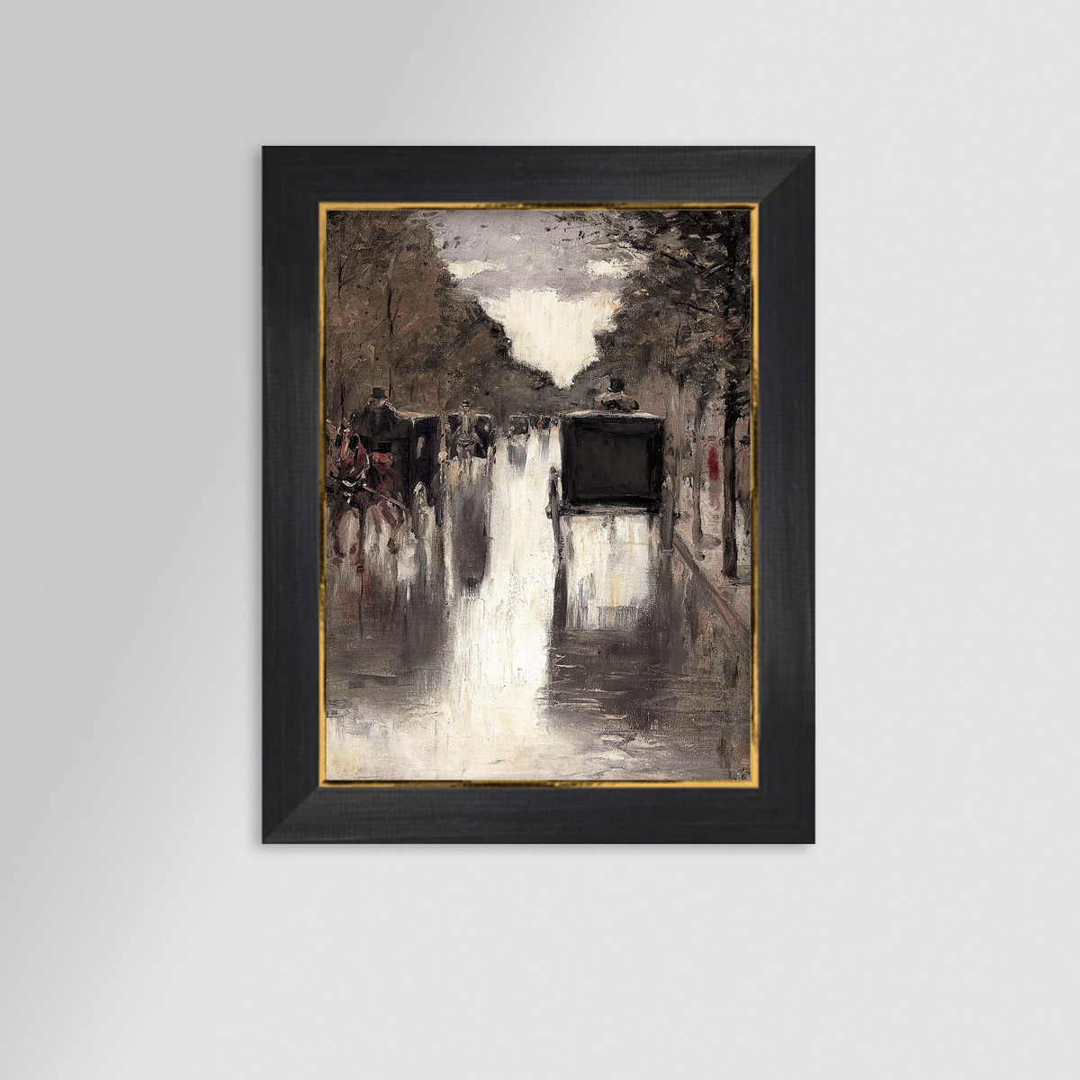 Berlin Street Archival Reproduction Art Print