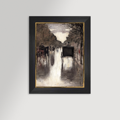 Berlin Street Archival Reproduction Art Print