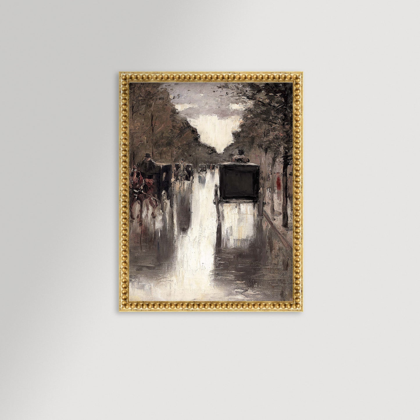 Berlin Street Archival Reproduction Art Print