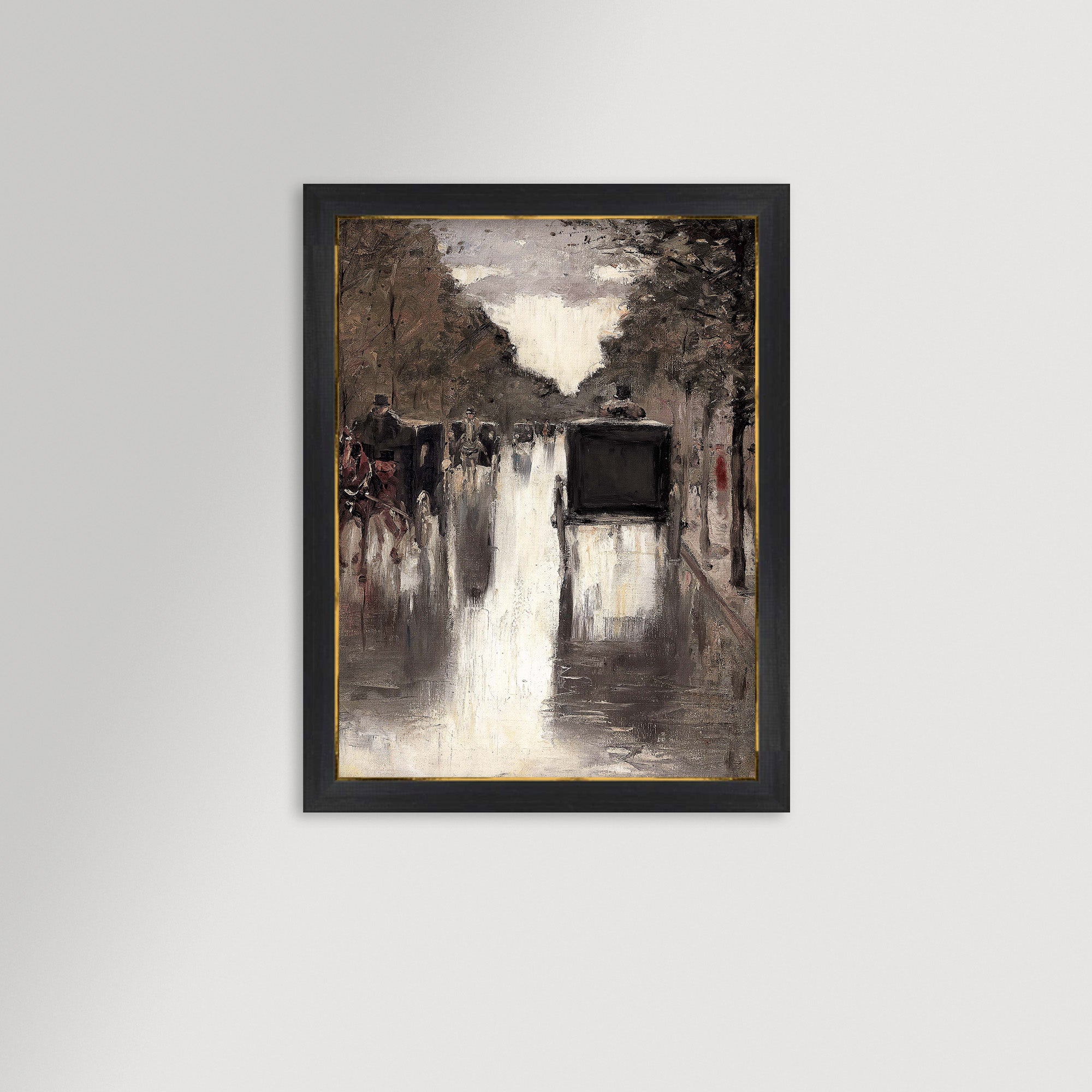 Berlin Street Archival Reproduction Art Print