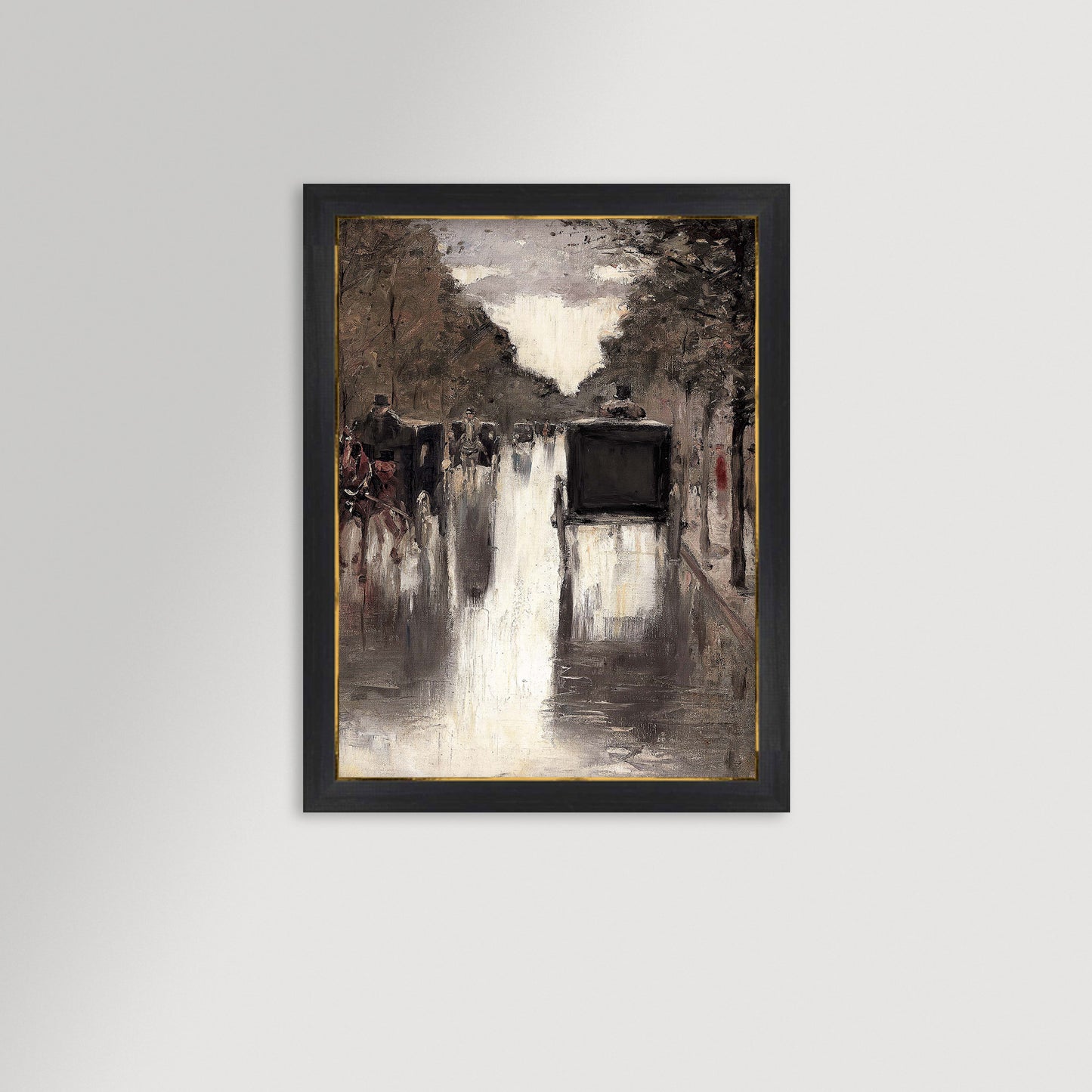 Berlin Street Archival Reproduction Art Print