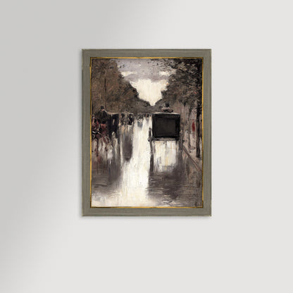 Berlin Street Archival Reproduction Art Print