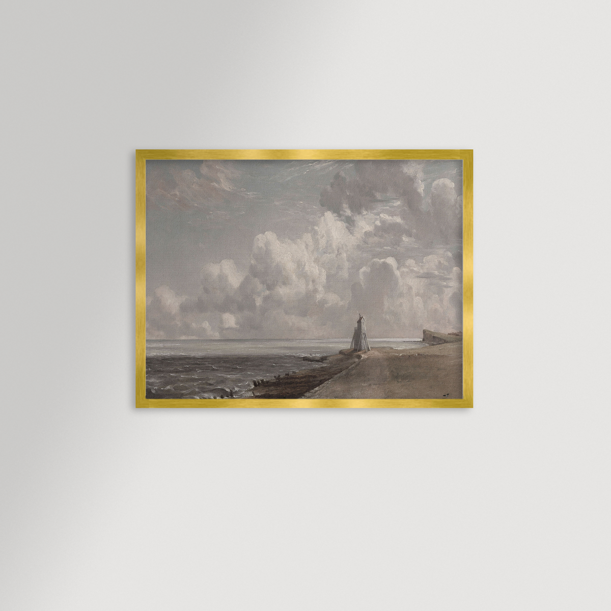 Beacon Hill Lighthouse Landscape Archival Reproduction Art Print