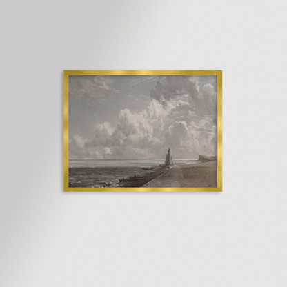 Beacon Hill Lighthouse Landscape Archival Reproduction Art Print