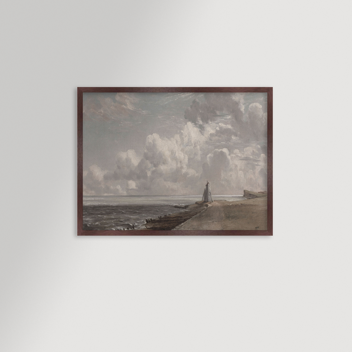 Beacon Hill Lighthouse Landscape Archival Reproduction Art Print