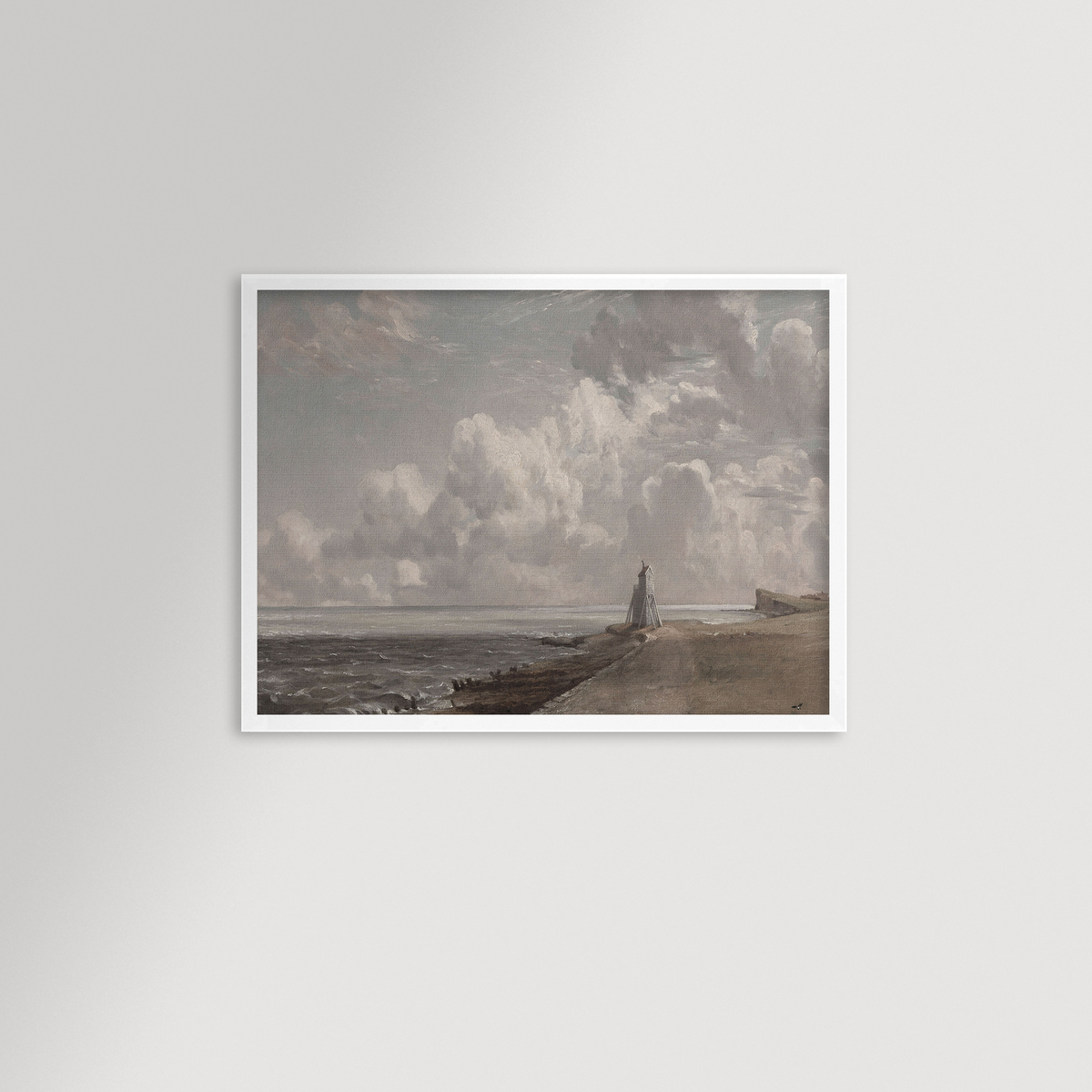 Beacon Hill Lighthouse Landscape Archival Reproduction Art Print