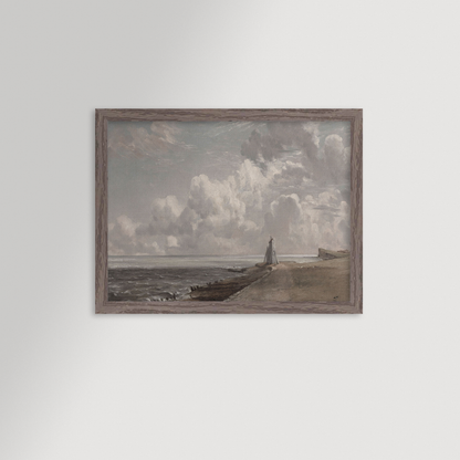 Beacon Hill Lighthouse Landscape Archival Reproduction Art Print