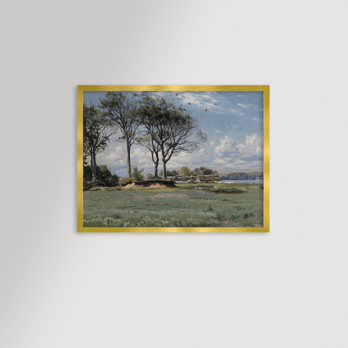 Spring Landscape Archival Reproduction Art Print