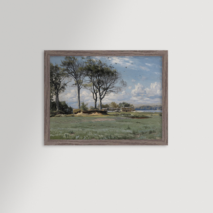 Spring Landscape Archival Reproduction Art Print