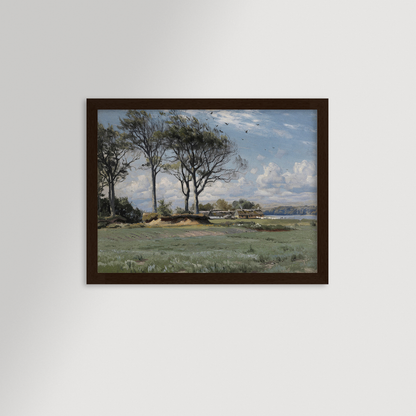 Spring Landscape Archival Reproduction Art Print