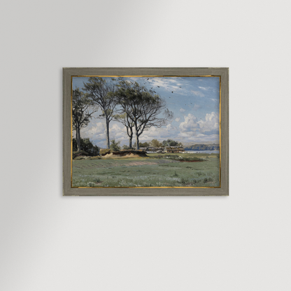 Spring Landscape Archival Reproduction Art Print