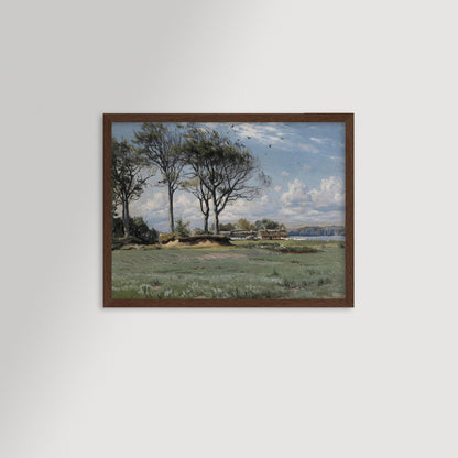 Spring Landscape Archival Reproduction Art Print