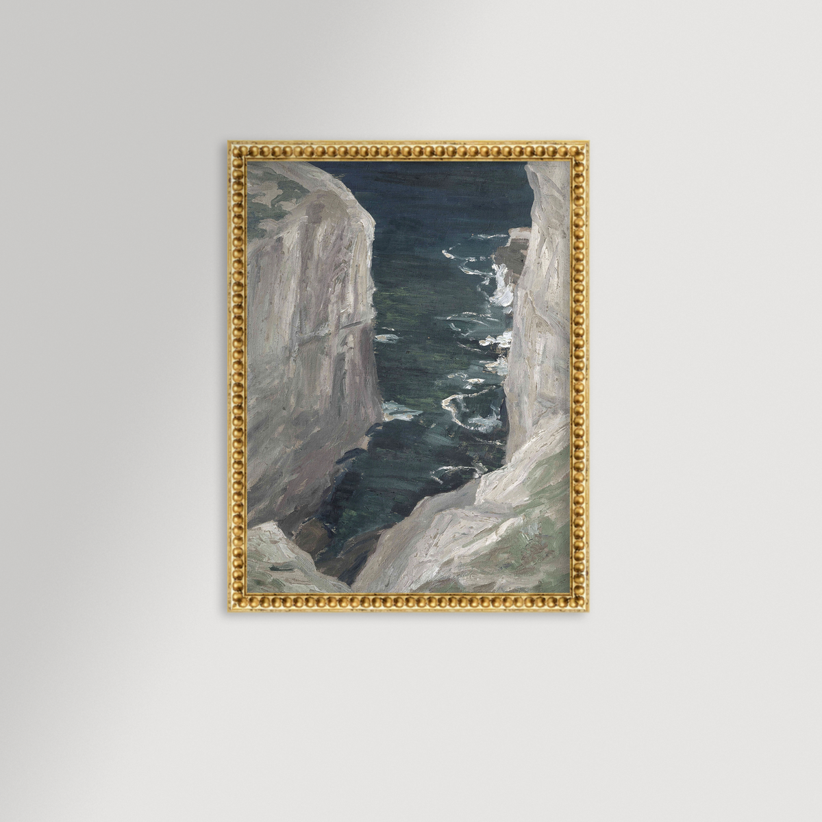 Rocky Coast Archival Reproduction Art Print