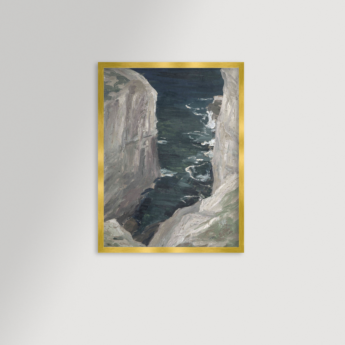 Rocky Coast Archival Reproduction Art Print