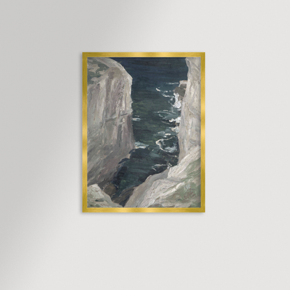 Rocky Coast Archival Reproduction Art Print