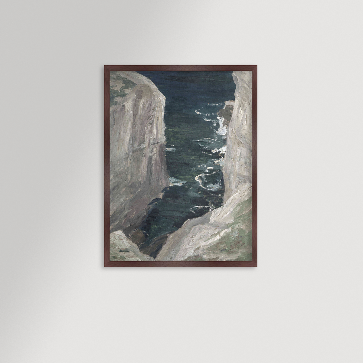 Rocky Coast Archival Reproduction Art Print