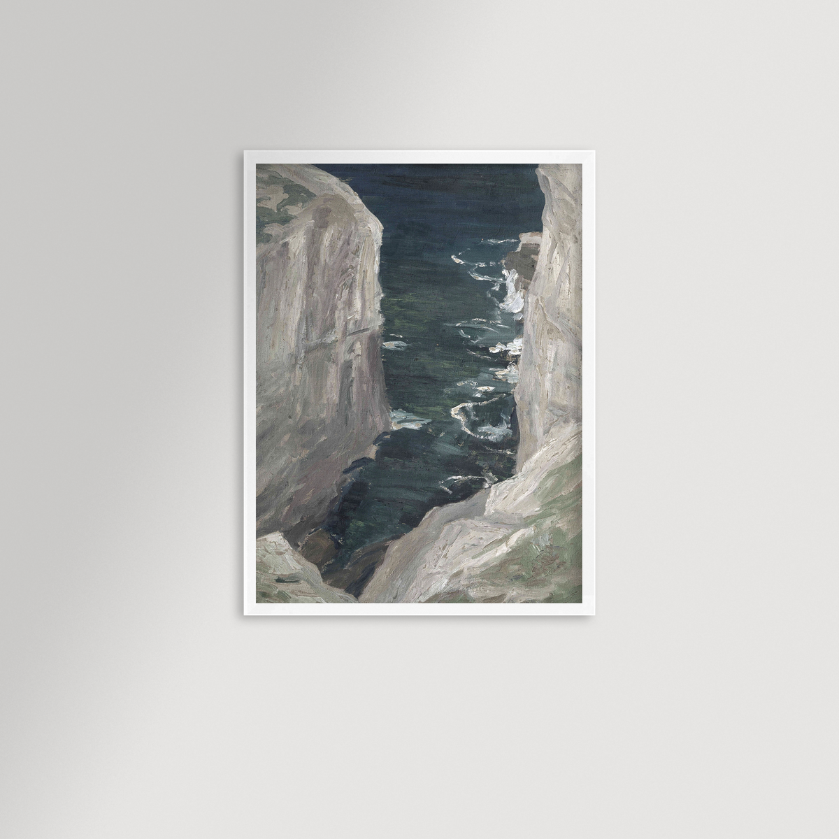 Rocky Coast Archival Reproduction Art Print