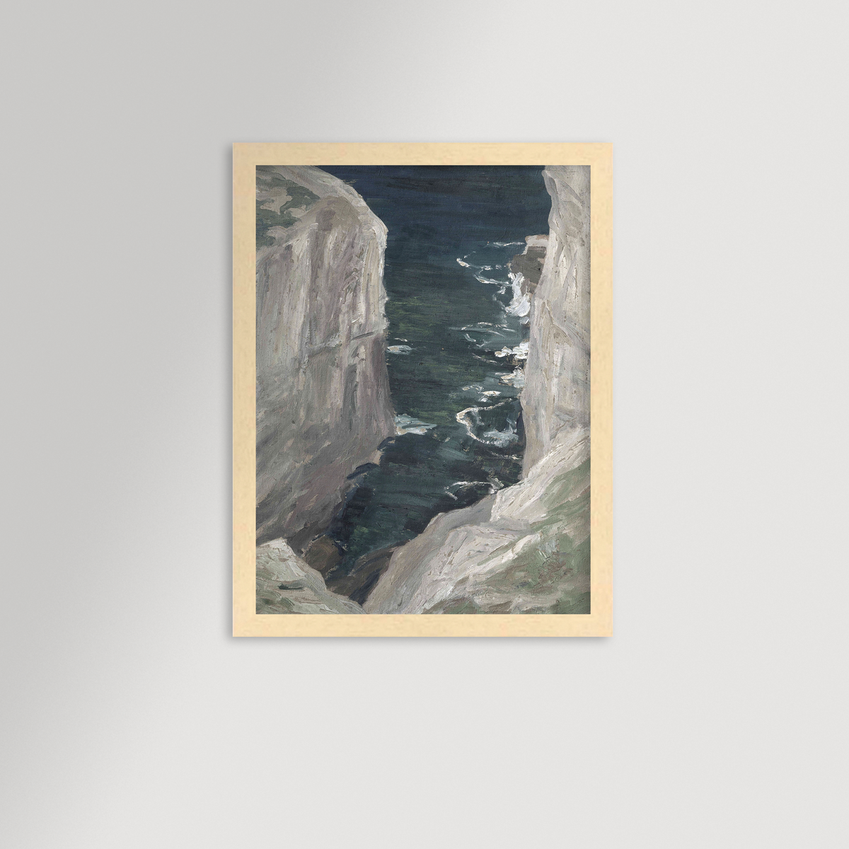 Rocky Coast Archival Reproduction Art Print