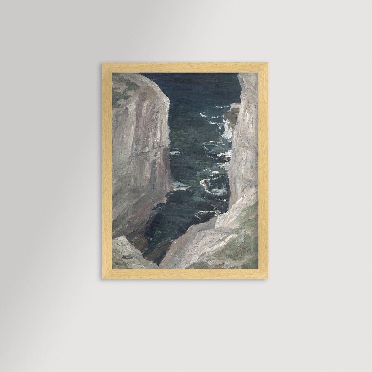 Rocky Coast Archival Reproduction Art Print