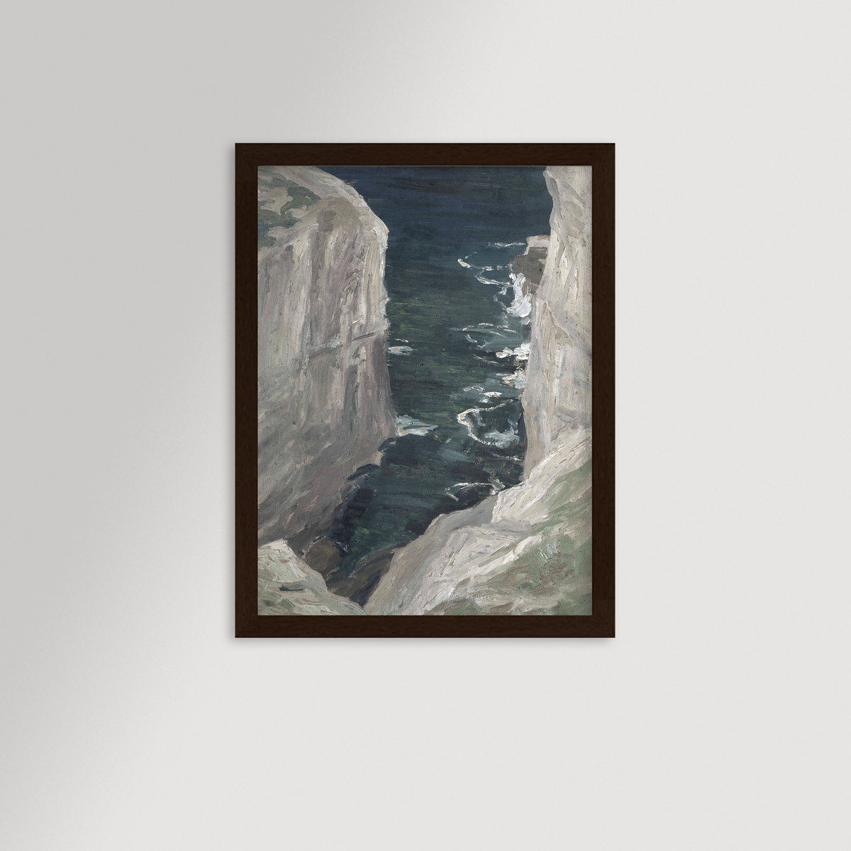 Rocky Coast Archival Reproduction Art Print