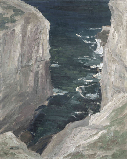 Rocky Coast Archival Reproduction Art Print