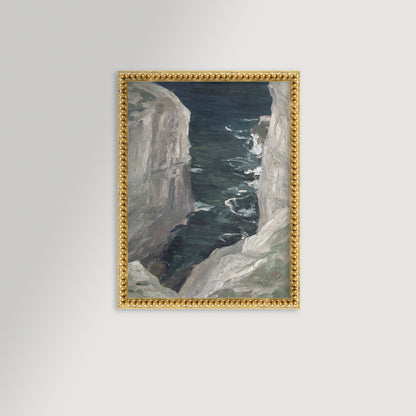 Rocky Coast Archival Reproduction Art Print