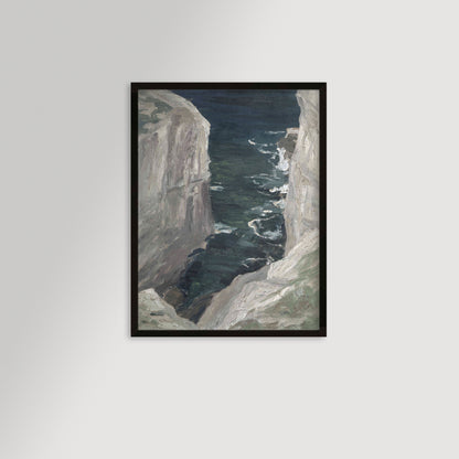 Rocky Coast Archival Reproduction Art Print
