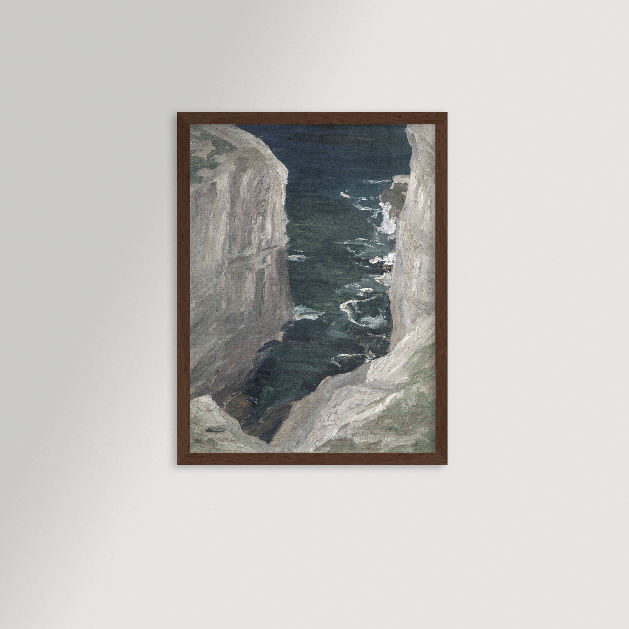 Rocky Coast Archival Reproduction Art Print