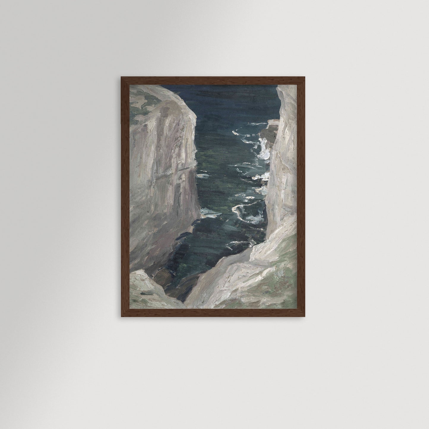 Rocky Coast Archival Reproduction Art Print