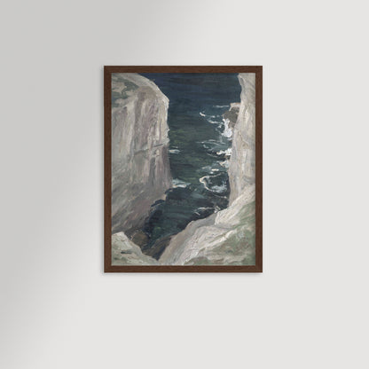 Rocky Coast Archival Reproduction Art Print