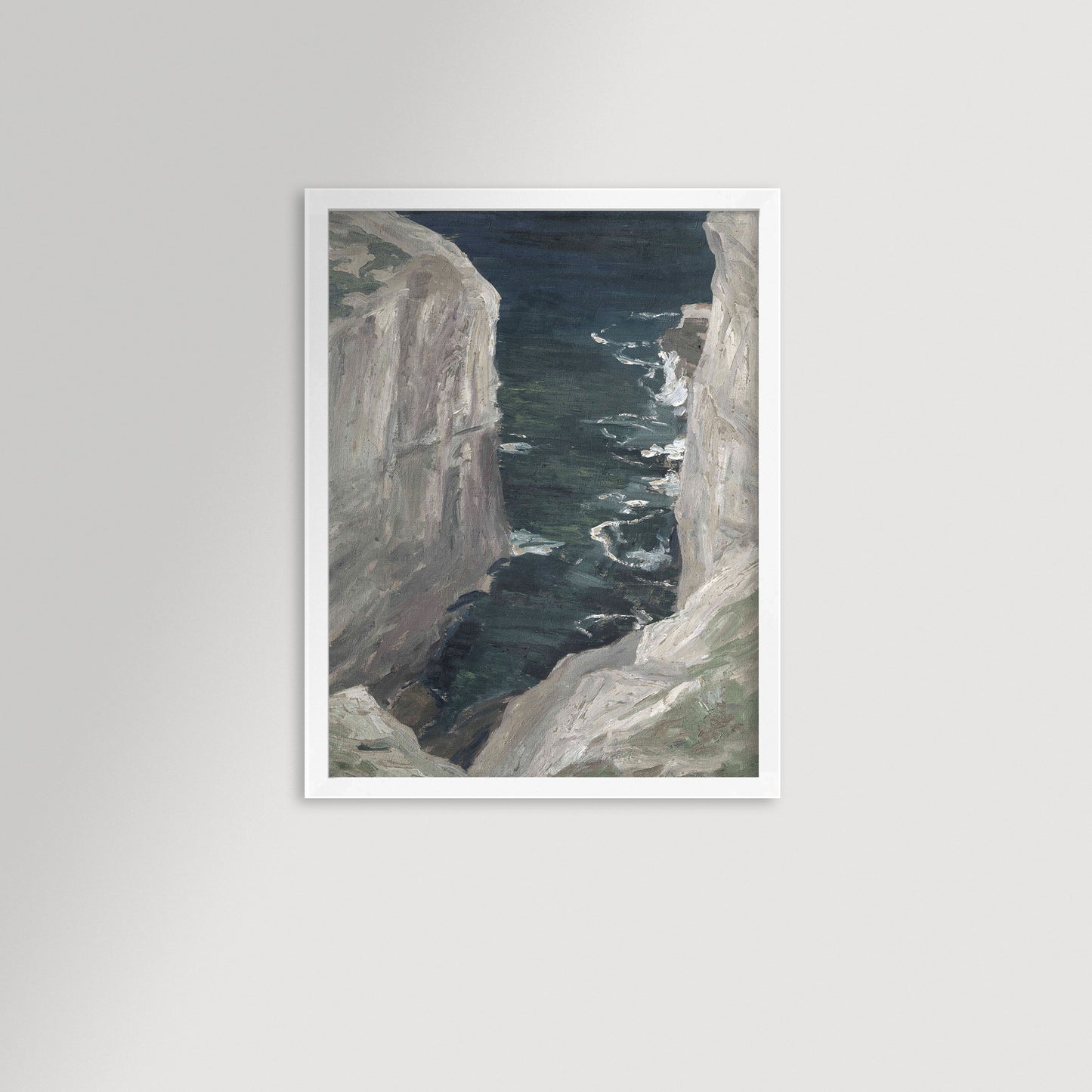 Rocky Coast Archival Reproduction Art Print