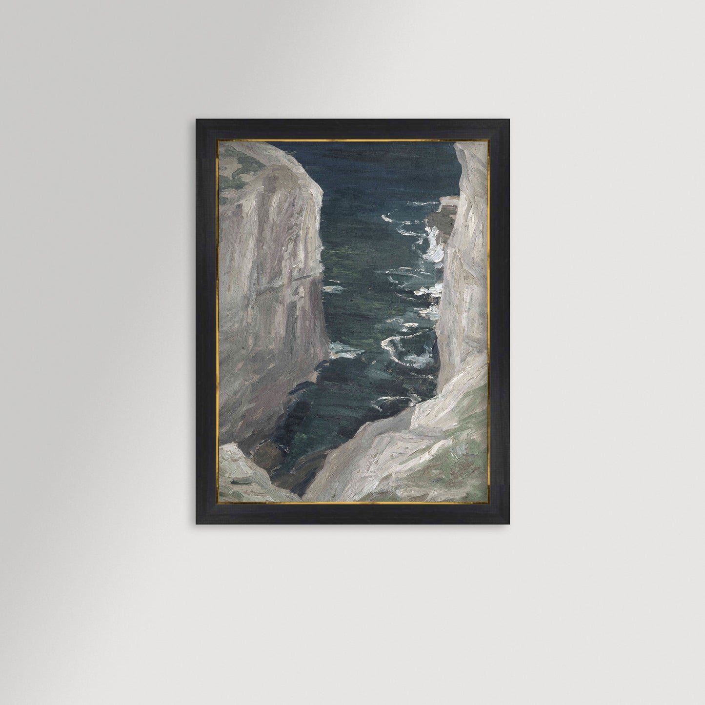 Rocky Coast Archival Reproduction Art Print