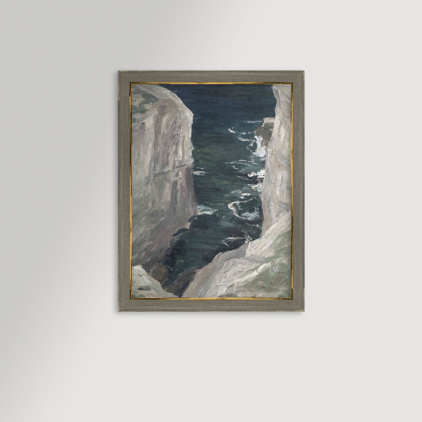 Rocky Coast Archival Reproduction Art Print