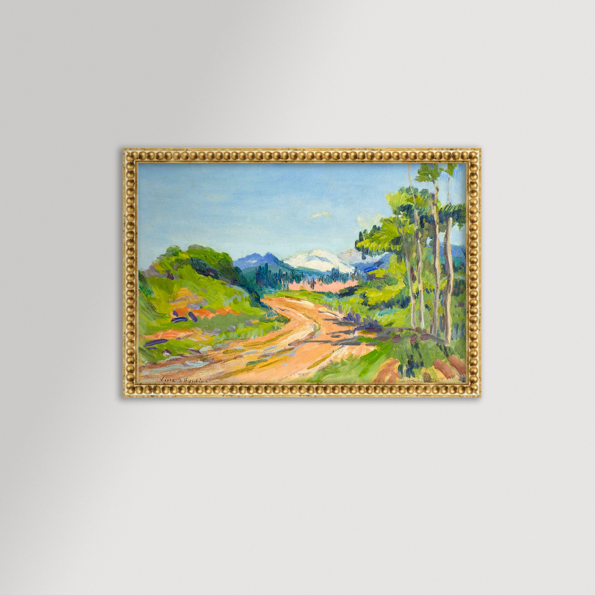 Winding Road Archival Reproduction Art Print