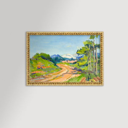 Winding Road Archival Reproduction Art Print