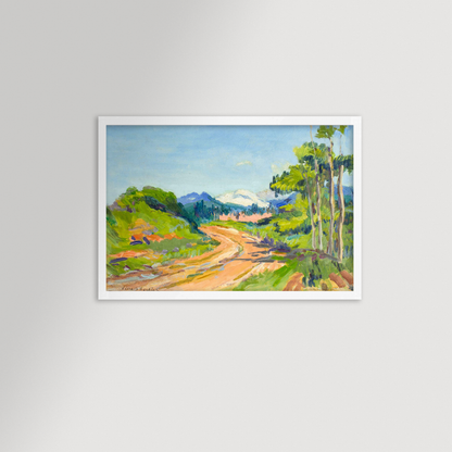Winding Road Archival Reproduction Art Print