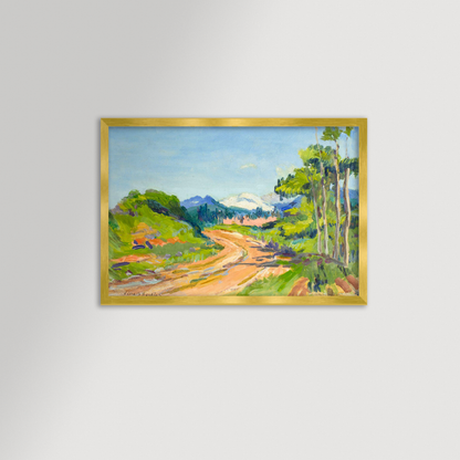 Winding Road Archival Reproduction Art Print