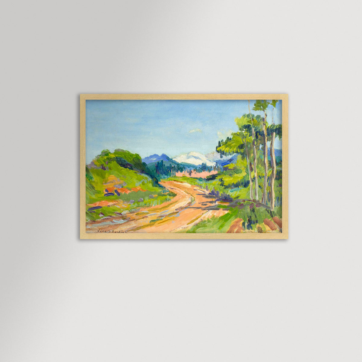 Winding Road Archival Reproduction Art Print