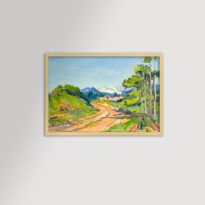 Winding Road Archival Reproduction Art Print