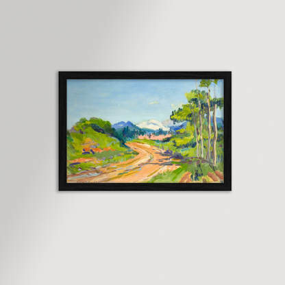 Winding Road Archival Reproduction Art Print