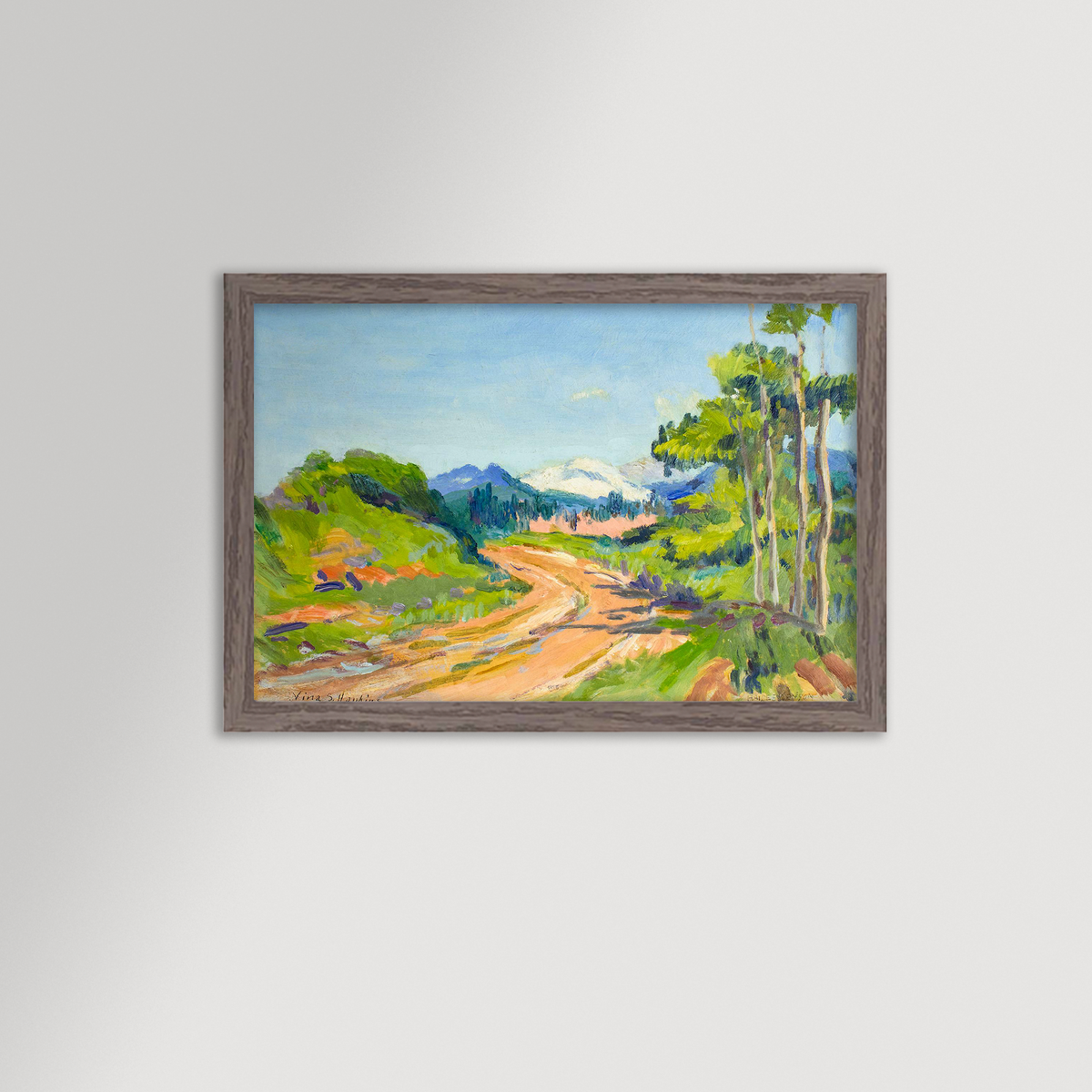 Winding Road Archival Reproduction Art Print