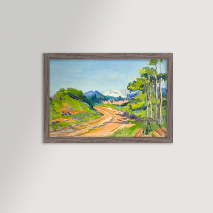 Winding Road Archival Reproduction Art Print
