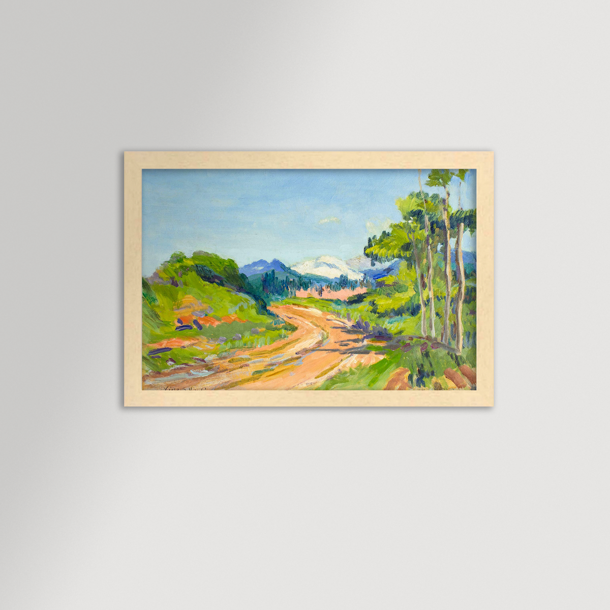 Winding Road Archival Reproduction Art Print